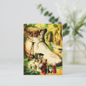 靴の中に住んでいる老婦人がいた ポストカード (スタンド正面)