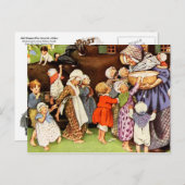 靴の中に住んでいる老婦人がいた ポストカード (正面/裏面)