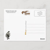 靴の中に住んでいる老婦人がいた ポストカード (裏面)