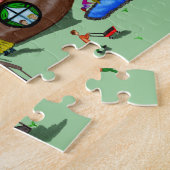 靴の中の老婆 ジグソーパズル (側面)