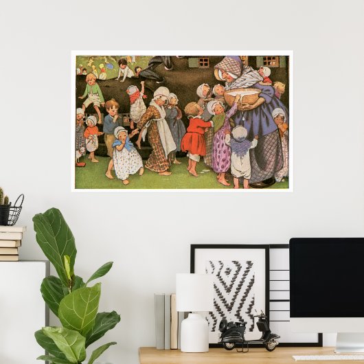 靴の中の老婦人 ポスター (ホームオフィス)