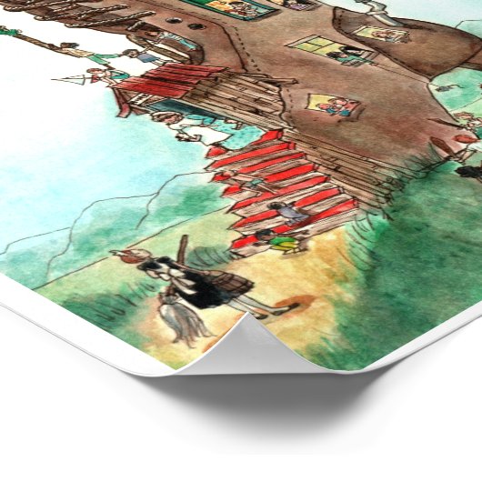 靴の中の老婦人 ポスター (角)