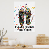 靴の写真ポスターを外して ポスター (キッチン)