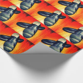 靴の包装紙を叩いて下さい ラッピングペーパー (角)