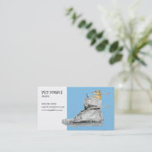 靴の名刺を運転する犬 名刺 (スタンド正面)