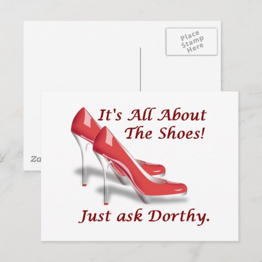 靴の問題だ ポストカード (正面/裏面)