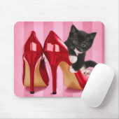 靴の子ネコ マウスパッド (マウス)