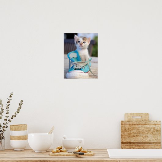靴の子猫 ポスター (キッチン)