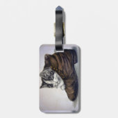 靴の子猫 ラゲッジタグ (裏面縦)