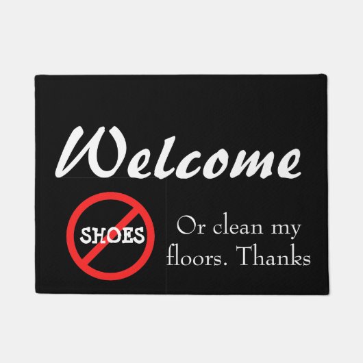 靴の家のドアマット無し ドアマット (正面)