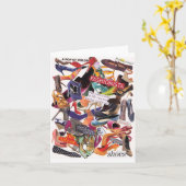 靴の常習Notecard カード (黄色い花)