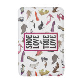 靴の愛は真の愛のバスマット敷物 バスマット (正面縦)