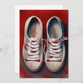 靴の手スケッチおもしろい シーズンカード (正面/裏面)