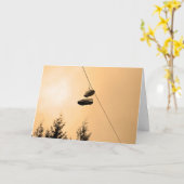 靴の揺れ カード (黄色い花)