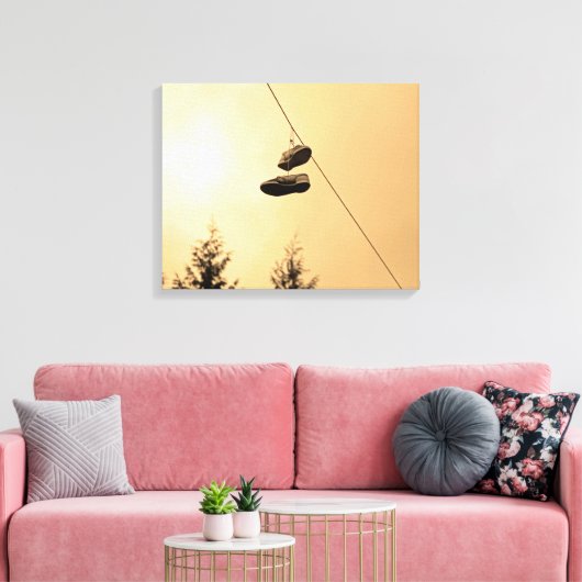 靴の揺れ キャンバスプリント (インサイチュ (リビング))