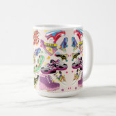 靴の柄 コーヒーマグカップ (正面右)