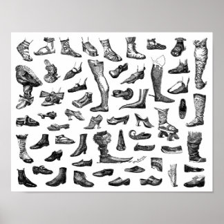 靴の歴史 ポスター