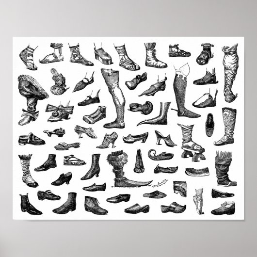 靴の歴史 ポスター (正面)