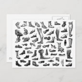 靴の歴史 ポストカード (正面/裏面)