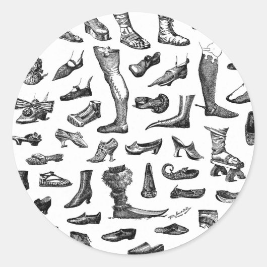 靴の歴史 ラウンドシール (正面)