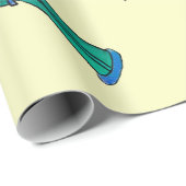 靴の水彩継ぎ目無し模様 ラッピングペーパー (ロールコーナー)