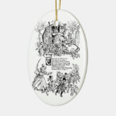 靴の童謡の老女 セラミックオーナメント (左)