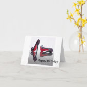 靴の見事な靴 カード (黄色い花)