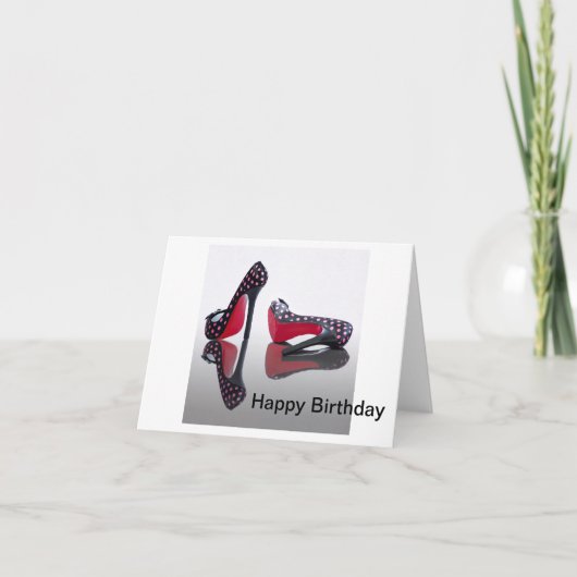 靴の見事な靴 カード (正面)