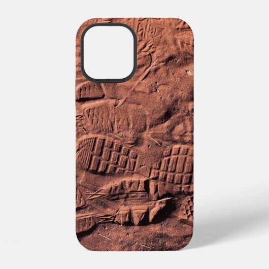 靴の軌跡 iPhoneケース (裏面)