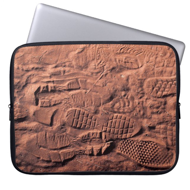 靴の軌道 ラップトップスリーブ (正面)