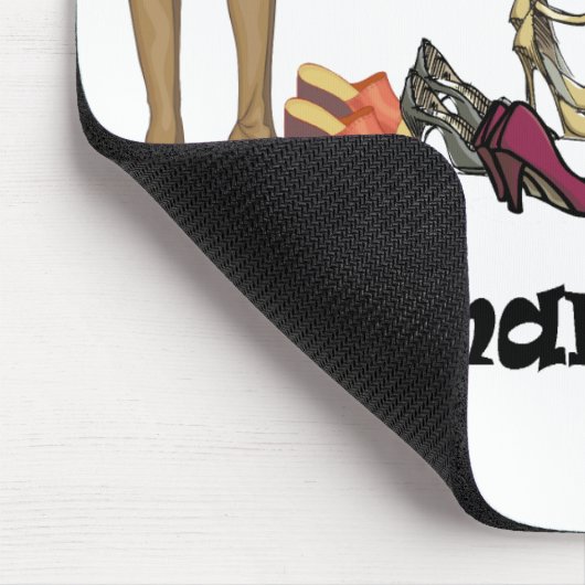 靴のTシャツが多過ぎることはない。 マウスパッド (コーナー)