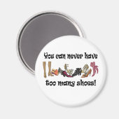 靴のTシャツが多過ぎることはない。 マグネット (正面/裏面)