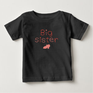 靴のTシャツ(家族の一致)を持つ"姉" ベビーTシャツ