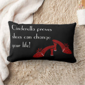 靴はあなたの生命を変えることができます ランバークッション (ブランケット)