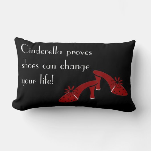 靴はあなたの生命を変えることができます ランバークッション (正面)