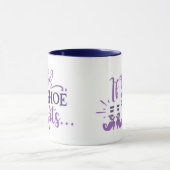 靴はもし魔女の靴と靴下のハロウィンにフィット マグカップ (中央)