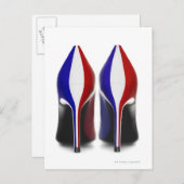 靴は女性の高いヒールの靴である ポストカード (正面/裏面)