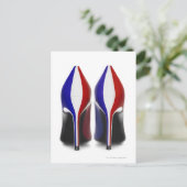 靴は女性の高いヒールの靴である ポストカード (スタンド正面)