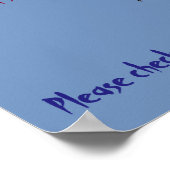 靴は許さストップん! ポスター (角)