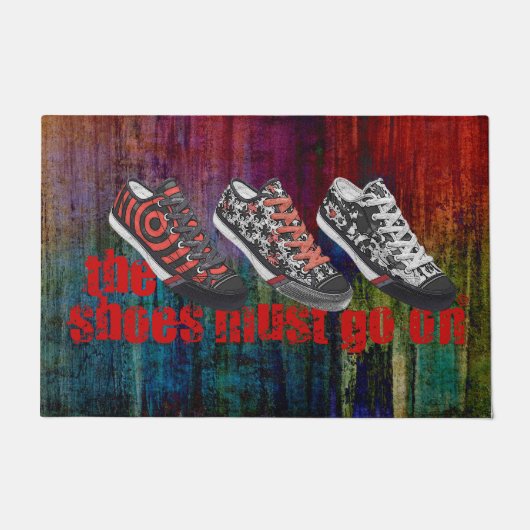 靴は27 +あなたのアイディアに行く必要がある ドアマット (正面)