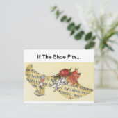 靴もしがフィット…シンデレラスリッパ ポストカード (スタンド正面)