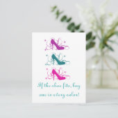 靴もしはがきに合う ポストカード (スタンド正面)