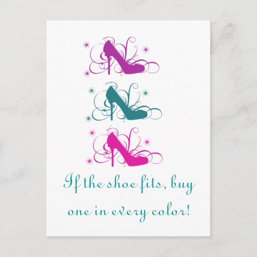 靴もしはがきに合う ポストカード (正面)