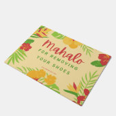 靴を取り除くためのマハロ – ドアマット敷物 ドアマット (アングル)