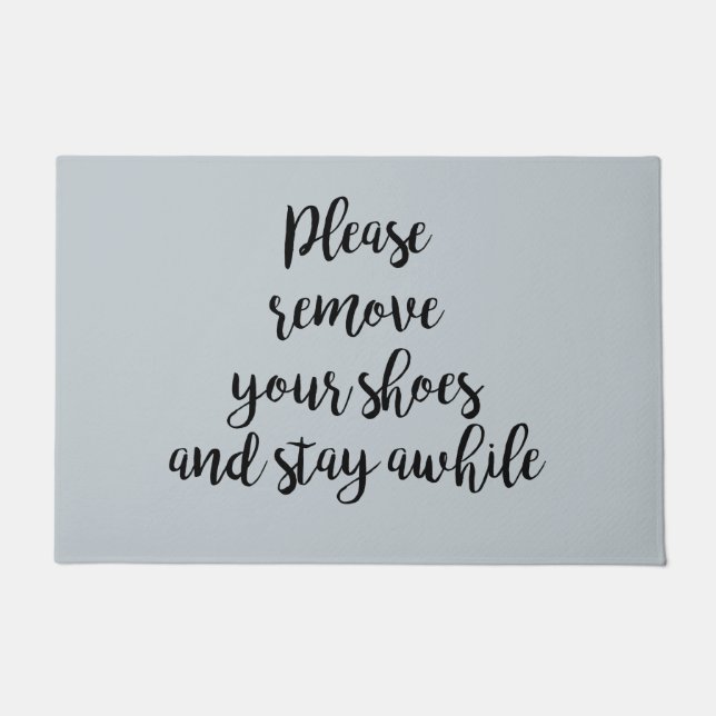 靴を外してフロアマット ドアマット (正面)