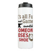 靴を失うまでおもしろいとゲームをファリア タンブラー (正面)