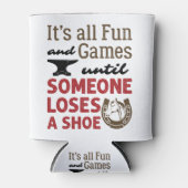 靴を失うまでおもしろいとゲームをファリア 缶クーラー (正面)