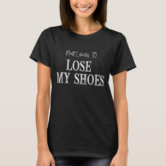 靴を失くしがち Tシャツ