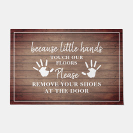 靴を小手木から取り除素朴け ドアマット