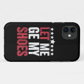靴を履かせてください トランプ 面白い引用語録 Case-Mate iPhoneケース (裏面(横))